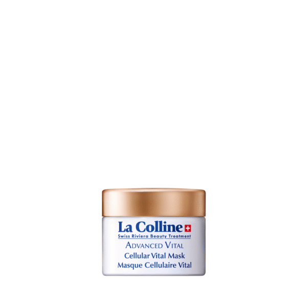 Potje La Colline Advanced Vital Cellular Vital Mask van 50 ml met gouden dop.